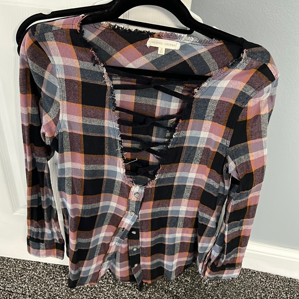 Gilded intent flannel